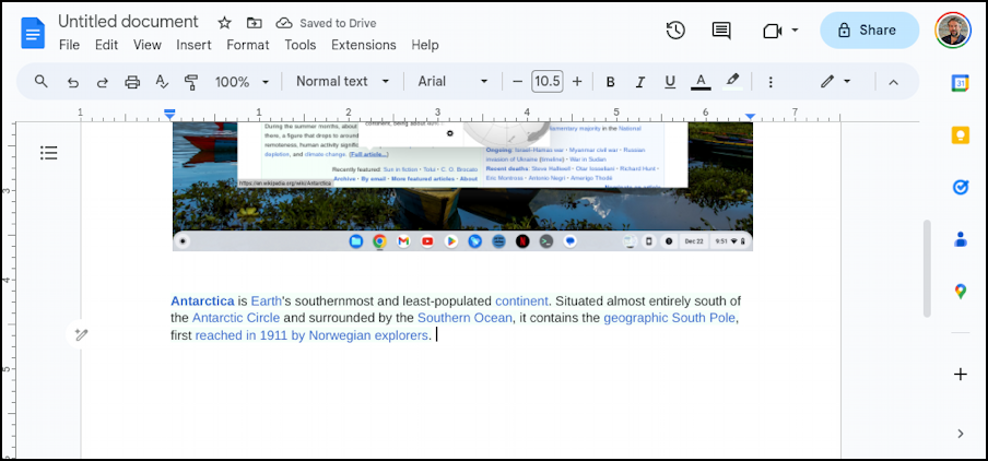 chromebook chromeos clipboard manager - text pasted