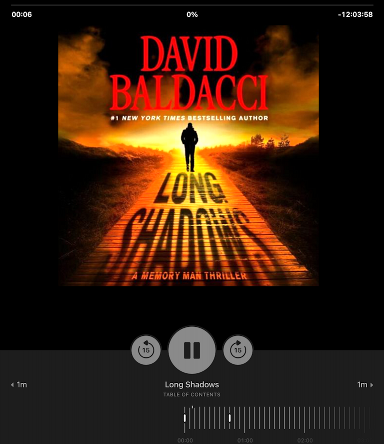 download audiobook libby app - david balducci long shadows - listening