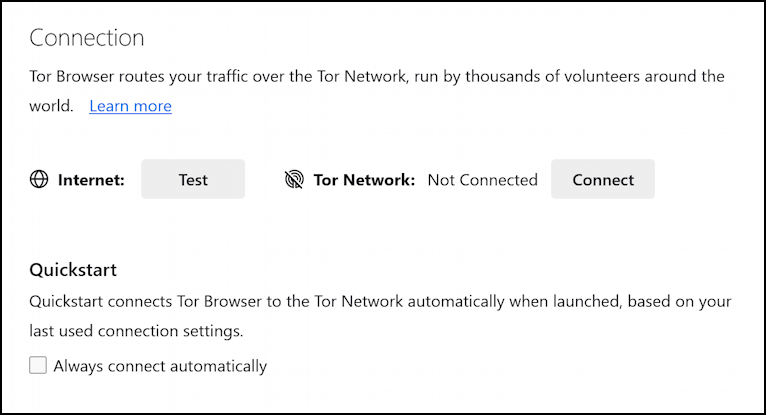 tor browser windows pc - configure connection