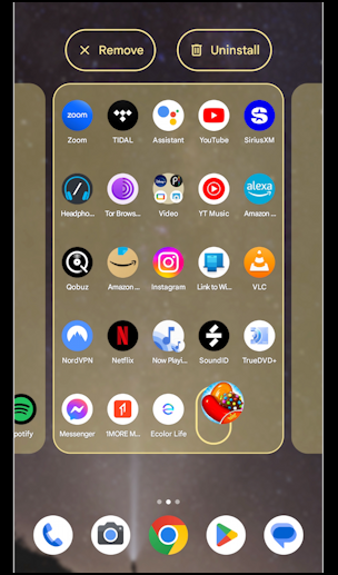 android fully uninstall app cache data - remove uninstall