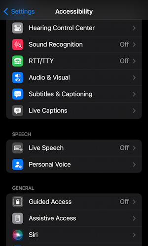 iphone kid lockdown guided access - settings > accessibility