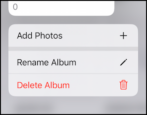 delete empty forgotten orphaned albums from photos on iphone ios