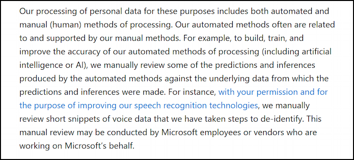 microsoft copilot pc privacy settings - key paragraph from https://privacy.microsoft.com/en-us/privacystatement