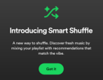 spotify enable disable smart shuffle ai for your playlists how to