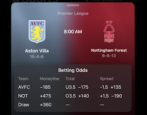 apple sports app how to disable sports odds display follow teams leagues