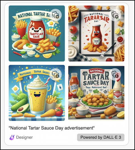 ai generate socmed image - tartar sauce ad #1