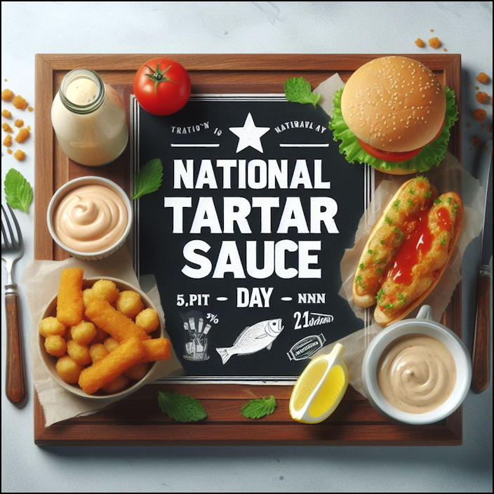 ai generate socmed image - national tartar sauce day