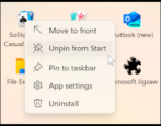 win11 start menu pinned app icons how to rearrange add delete remove customize