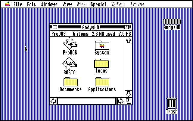 apple ii gs file folder display