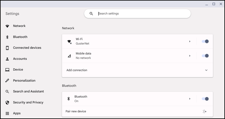 chromebook chromeos change sleep timer - settings