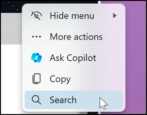 microsoft edge text selection mini menu how to enable use copilot translate