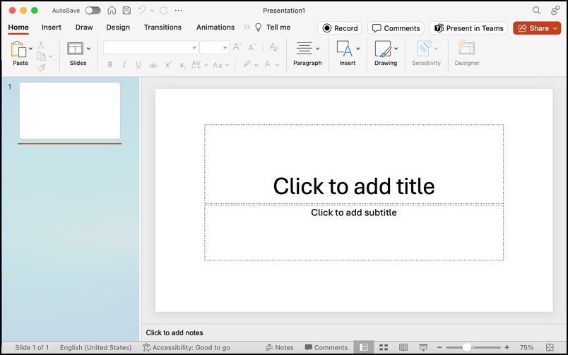 powerpoint change theme master - defaults