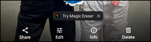 google photos chromebook ai - try magic eraser