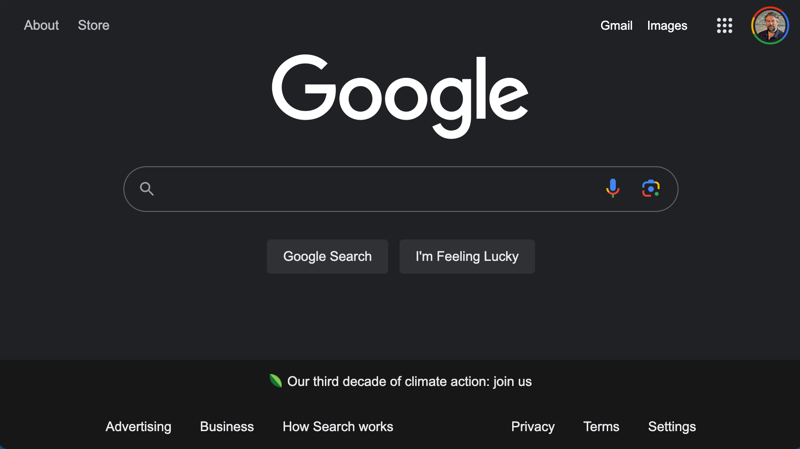 google delete manage search history - home page