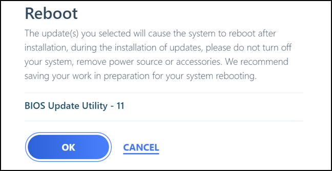 lenovo vantage update bios - reboot #2