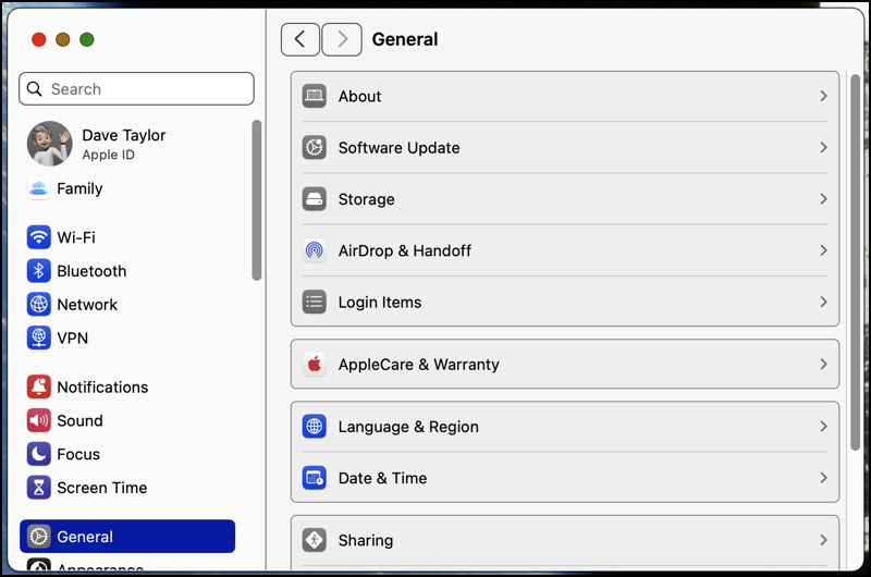 mac macos interface high contrast theme - System Settings
