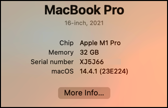 mac macos macbook model number serial - exact macos release id