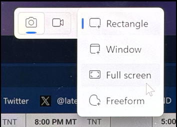 microsoft edge webpage screen capture - standard windows screen capture