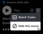 amazon prime video how to remove from continue keep watching watchlist movie tv show series