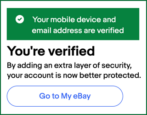 ebay 2-factor verification two-step authentication how to enable text app