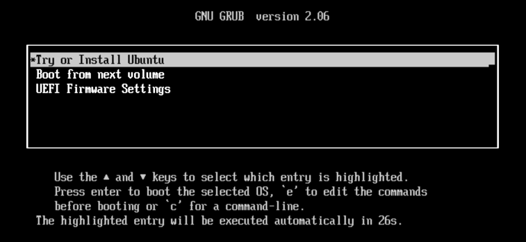 ubuntu linux desktop for vmware fusion mac macos -let's boot up