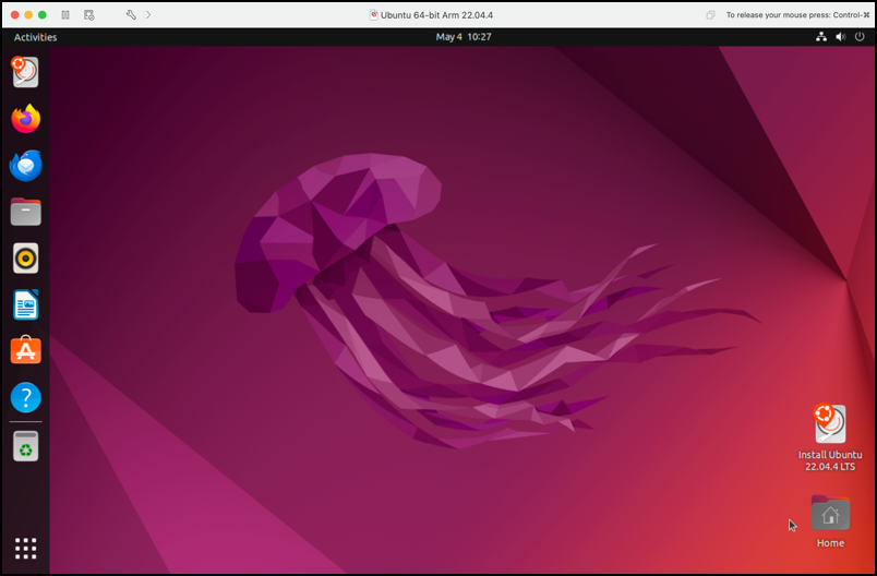 ubuntu linux desktop for vmware fusion mac macos - desktop