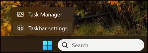 win11 edge add copilot - taskbar right-click menu