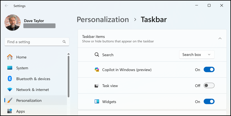 win11 edge add copilot - windows taskbar settings - enable copilot