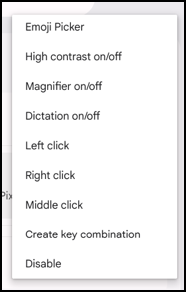 chromebook chromeos customize mouse buttons - more action options
