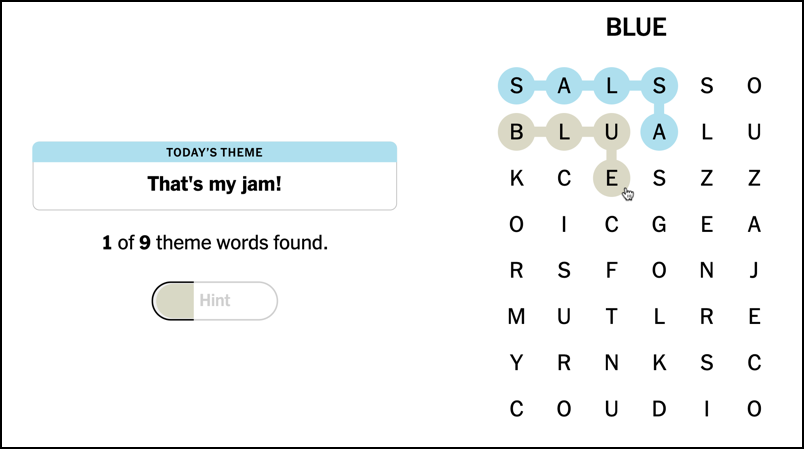 how to play nytimes strands word puzzle game - june 28 - salsa identified