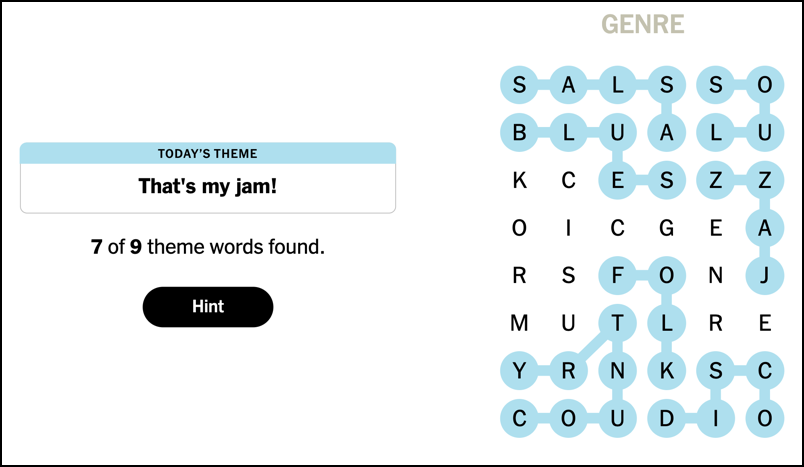 how to play nytimes strands word puzzle game - june 28 - most words identified