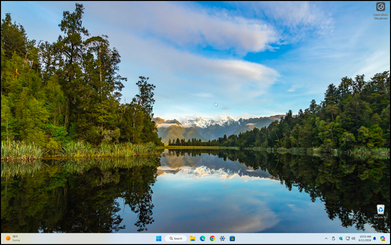 windows pc 11 copilot change wallpaper - default