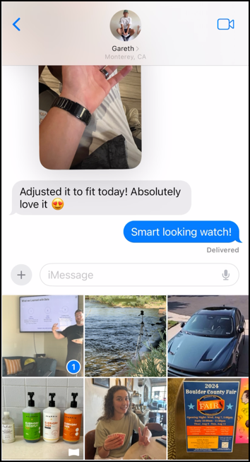 iphone ios markup crop shared photos - messages
