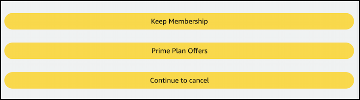 cancel pause amazon prime membership subscription - keep / pause / cancel