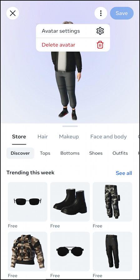 facebook delete avatar - edit update remove avatar