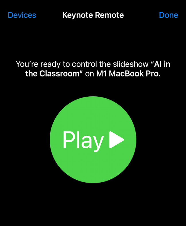 apple keynote iphone remote control clicker - remote play presentation