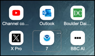 ms edge shortcut icons grid - ••• menu icon appears