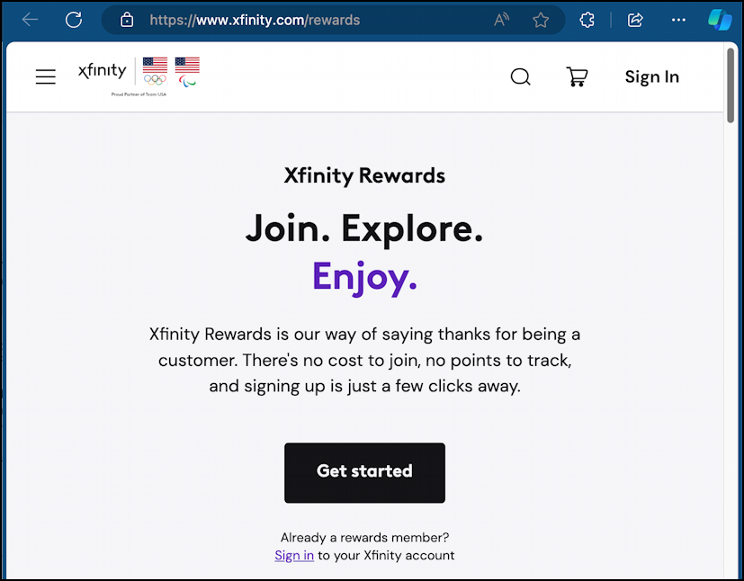 xfinity free perplexity ai pro - xfinity rewards splash screen