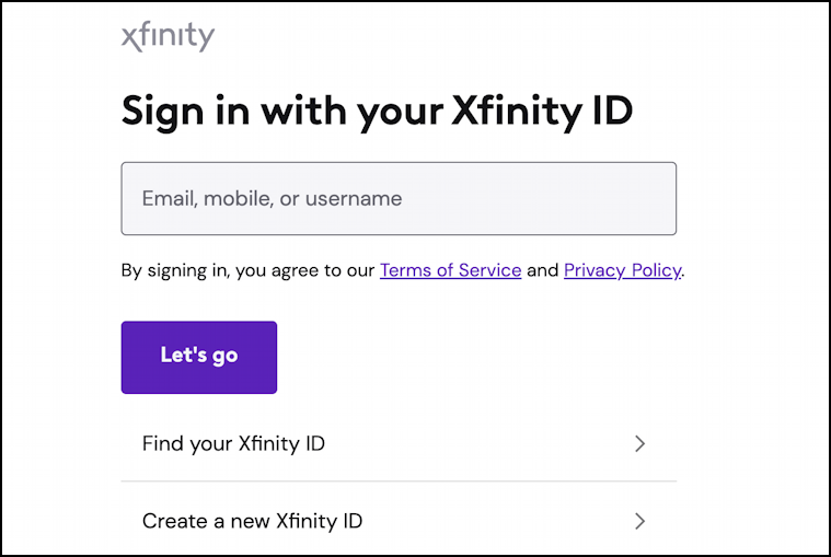 xfinity free perplexity ai pro - login with id