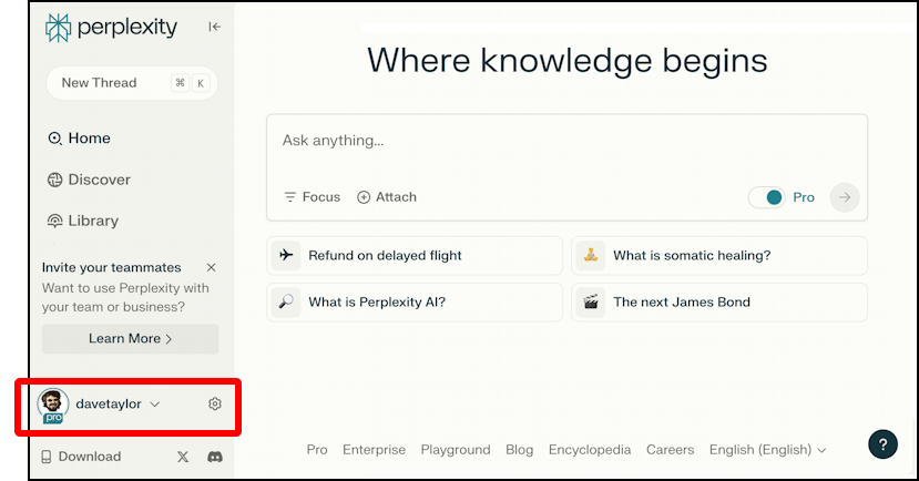 xfinity free perplexity ai pro - logged in with perplexity pro account