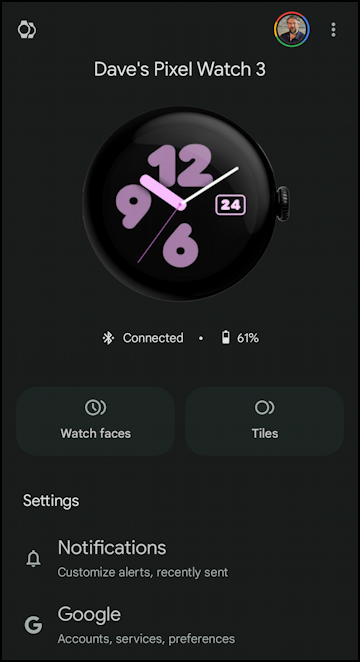 google pixel watch 3 change face - watch app android