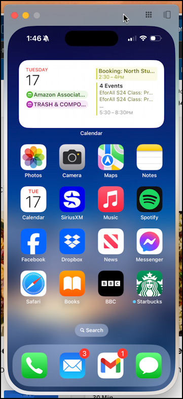 iphone mirroring mac - iphone screen on mac display