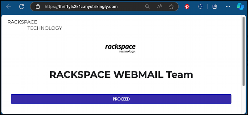 webmail migration phishing attack spam - rackspace webmail team