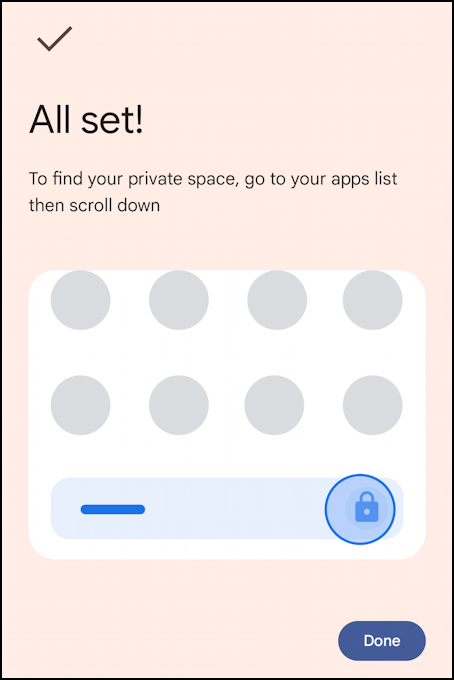 android 15 private space - all set up