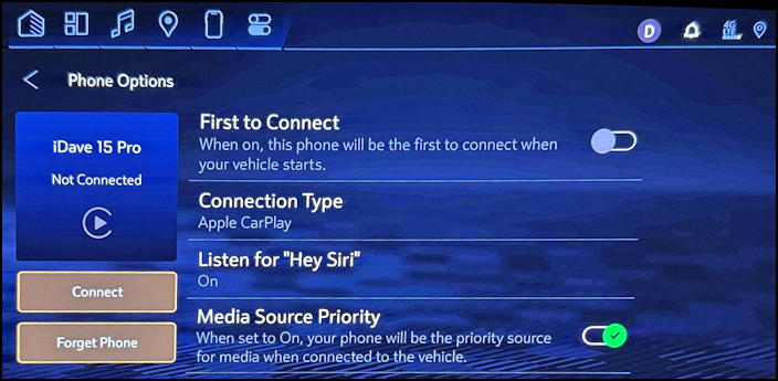 chevy chevrolet infotainment delete remove phone bluetooth - phone options