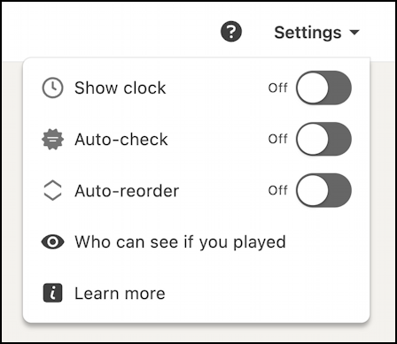 linkedin games crossclimb word ladder - settings and preferences