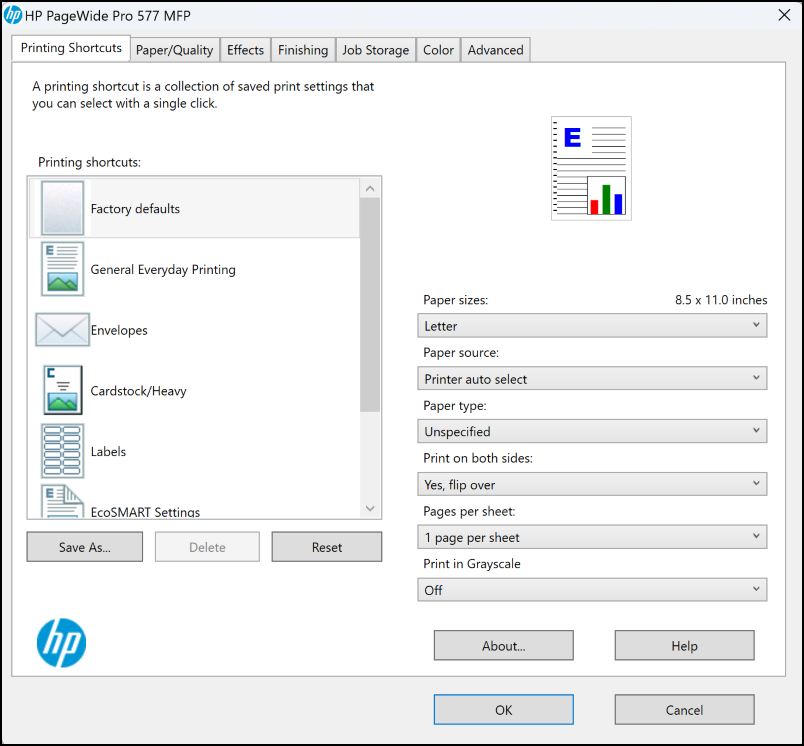win11 add network printer - hp driver settings