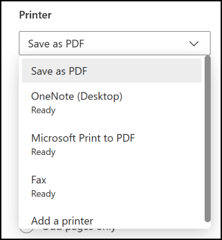 win11 add network printer - choose output device