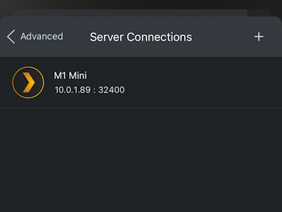 iphone plex noauth configuration - all set up and ready to use