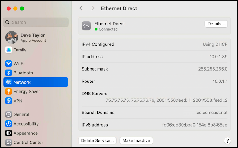 plex media server IP address mac macos